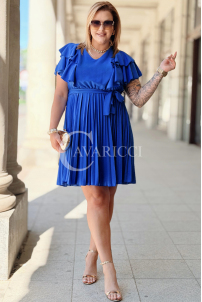 Kleid FOSCA Kornblumenblau – Elegante Eleganz für jeden Anlass