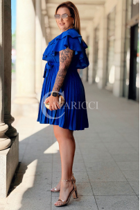 Kleid FOSCA Kornblumenblau – Elegante Eleganz für jeden Anlass