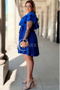 Kleid FOSCA Kornblumenblau – Elegante Eleganz für jeden Anlass