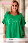Neu! Oversize-Bluse HORTENSIA mit seitlicher Schnürung Farbe Grün