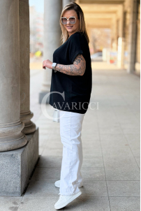 VANELLA Bluse in Schwarz – Große Größen | Cavaricci.de