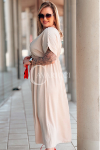ISAIA Kleid in Beige – Große Größen | Cavaricci.de