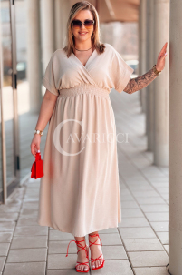 ISAIA Kleid in Beige – Große Größen | Cavaricci.de
