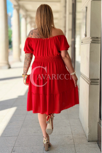 Kleid in Rot – Große Größen | Cavaricci.de