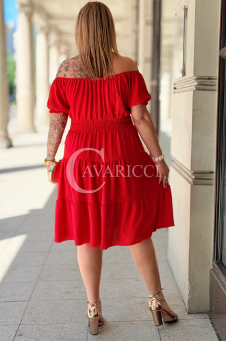 Kleid in Rot – Große Größen | Cavaricci.de