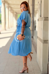 Kleid in Hellblau – Große Größen | Cavaricci.de
