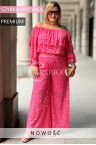 Spitzenset WANESSA – Atemberaubendes Ausgehset, leichte Form und Taille mit Gummizug Farbe Rosa