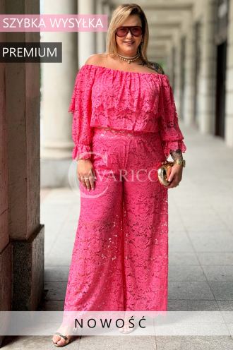 Jumpsuit in Rosa – Große Größen | Cavaricci.de
