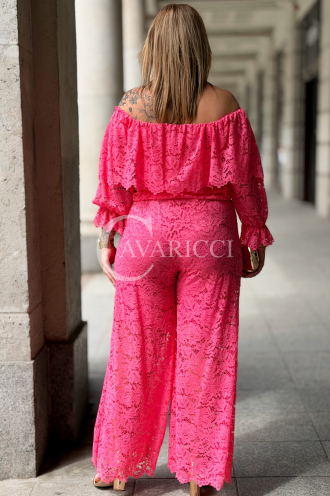 Jumpsuit in Rosa – Große Größen | Cavaricci.de