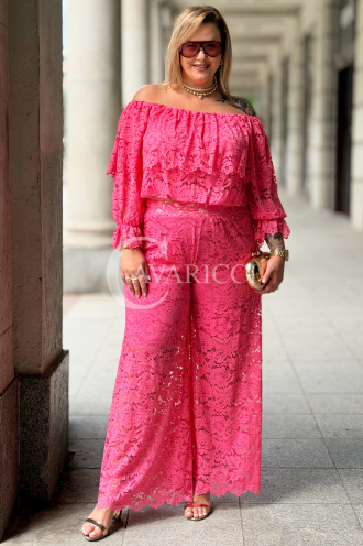 Jumpsuit in Rosa – Große Größen | Cavaricci.de