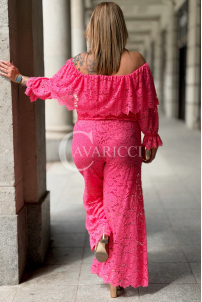 Jumpsuit in Rosa – Große Größen | Cavaricci.de
