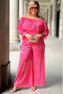 Jumpsuit in Rosa – Große Größen | Cavaricci.de