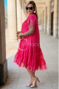 Kleid in Rosa – Große Größen | Cavaricci.de