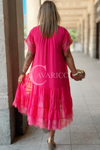 Kleid in Rosa – Große Größen | Cavaricci.de