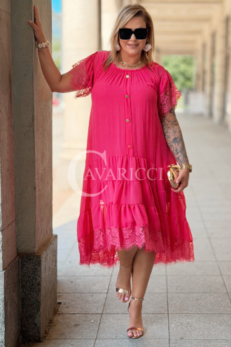 Kleid in Rosa – Große Größen | Cavaricci.de