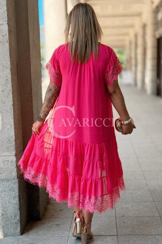 Kleid in Rosa – Große Größen | Cavaricci.de