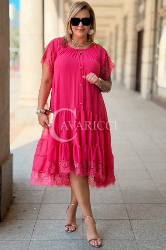Kleid in Rosa – Große Größen | Cavaricci.de