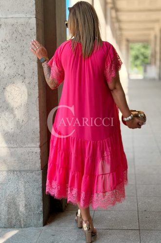 Kleid in Rosa – Große Größen | Cavaricci.de