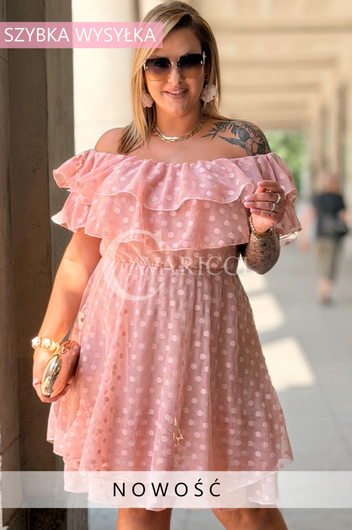 Kleid in Puderrosa – Große Größen | Cavaricci.de