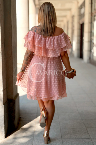 Kleid in Puderrosa – Große Größen | Cavaricci.de