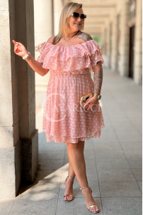 Kleid in Puderrosa – Große Größen | Cavaricci.de