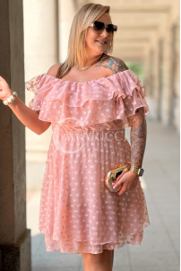 Kleid in Puderrosa – Große Größen | Cavaricci.de