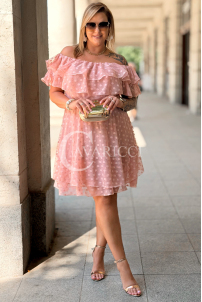 Kleid in Puderrosa – Große Größen | Cavaricci.de