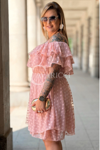 Kleid in Puderrosa – Große Größen | Cavaricci.de