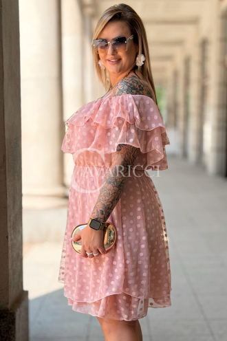 Kleid in Puderrosa – Große Größen | Cavaricci.de