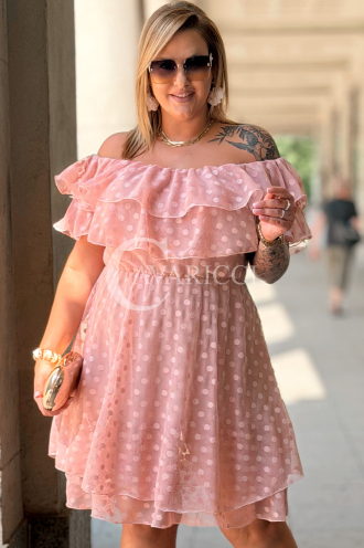 Kleid in Puderrosa – Große Größen | Cavaricci.de