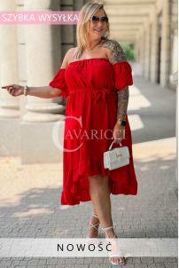 Kleid in Rot – Große Größen | Cavaricci.de