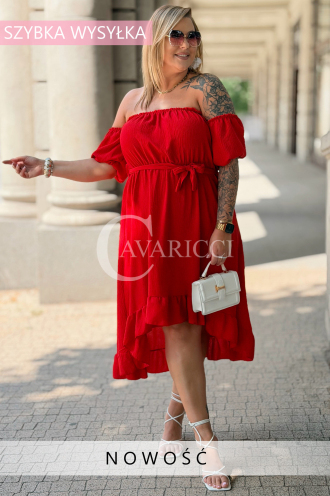 Kleid in Rot – Große Größen | Cavaricci.de