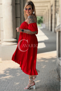 Kleid in Rot – Große Größen | Cavaricci.de