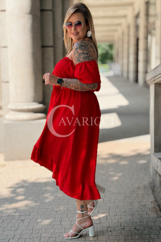 Kleid in Rot – Große Größen | Cavaricci.de
