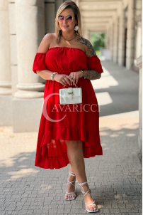 Kleid in Rot – Große Größen | Cavaricci.de