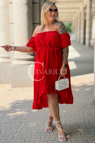 Kleid in Rot – Große Größen | Cavaricci.de