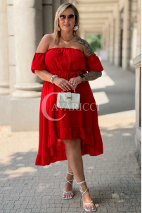 Kleid in Rot – Große Größen | Cavaricci.de