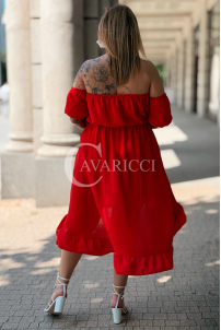 Kleid in Rot – Große Größen | Cavaricci.de