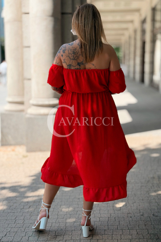Kleid in Rot – Große Größen | Cavaricci.de