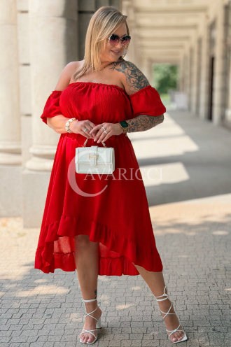 Kleid in Rot – Große Größen | Cavaricci.de