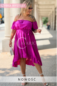 Kleid in Fuchsia – Große Größen | Cavaricci.de