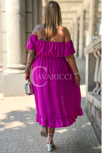 Kleid in Fuchsia – Große Größen | Cavaricci.de
