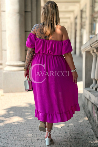 Kleid in Fuchsia – Große Größen | Cavaricci.de
