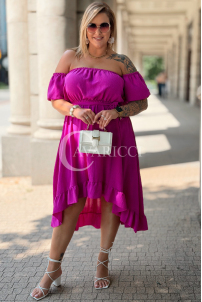 Kleid in Fuchsia – Große Größen | Cavaricci.de