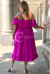 Kleid in Fuchsia – Große Größen | Cavaricci.de