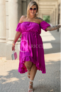 Kleid in Fuchsia – Große Größen | Cavaricci.de
