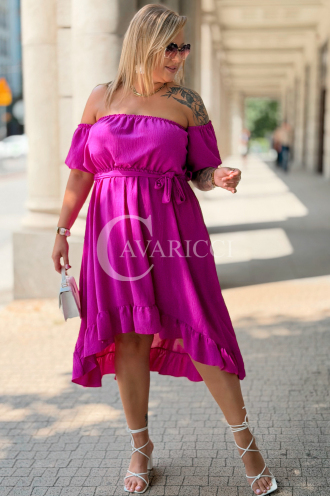 Kleid in Fuchsia – Große Größen | Cavaricci.de