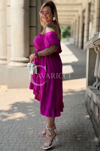 Kleid in Fuchsia – Große Größen | Cavaricci.de