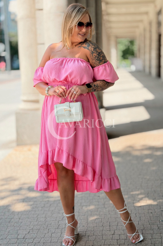 Kleid in Rosa – Große Größen | Cavaricci.de