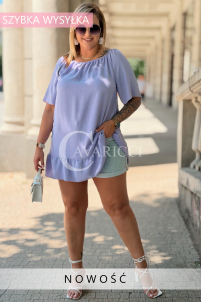 Bluse Anita Lila – Leicht, Feminin & Bequem | 63 zł